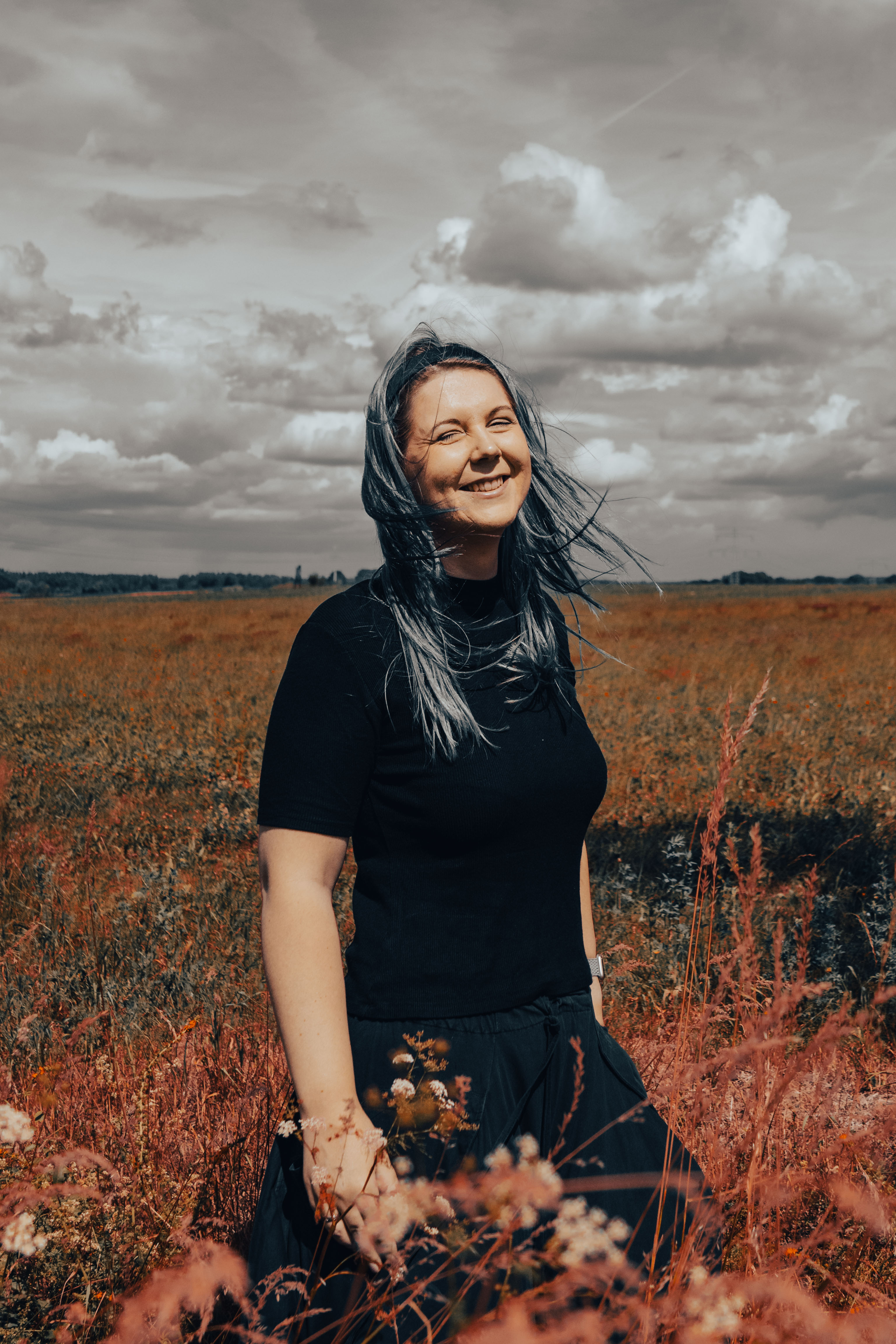 Experimentelles Portrait mit konzeptueller Inszenierung